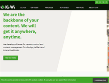 Tablet Screenshot of kiwi-digital.com